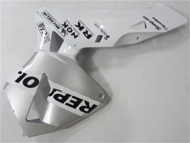2003-2004 White Silver Black Repsol Honda CBR600RR Motorcycle Fairing UK