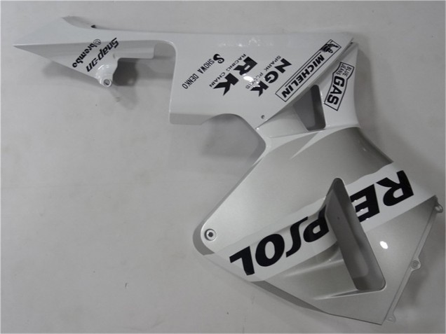 2003-2004 White Silver Black Repsol Honda CBR600RR Motorcycle Fairing UK