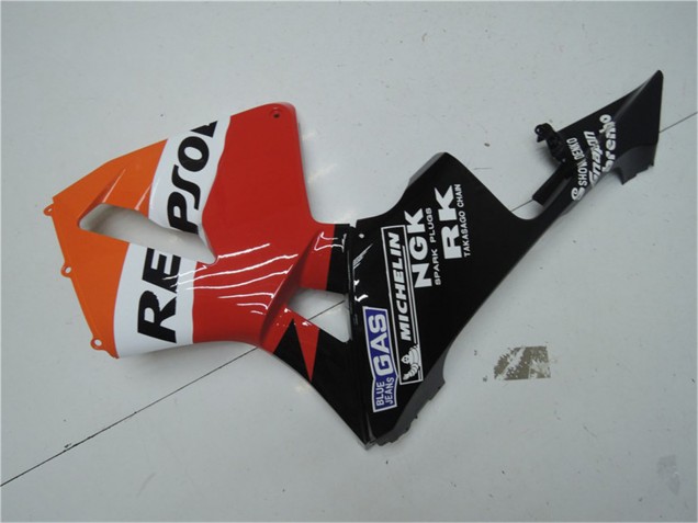 2003-2004 Orange White Red Glossy Black Repsol Honda CBR600RR Motorcycle Fairing Kits UK