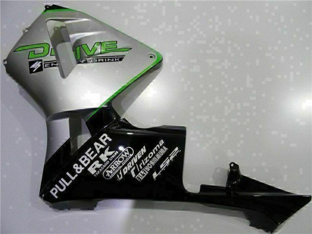 2003-2004 Silver Green Glossy Black Honda CBR600RR Motorcycle Fairing UK