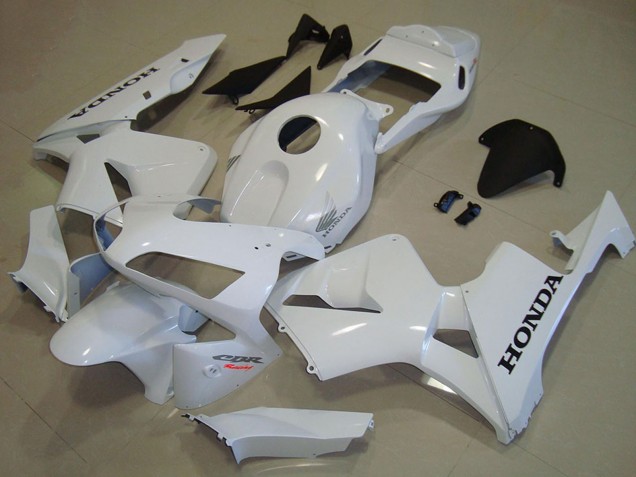 2003-2004 White Black Decal Honda CBR600RR Motorcycle Fairings UK