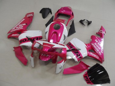 Buy 2003-2004 White Pink Black Repsol Honda CBR600RR Motorcycle Fairings UK