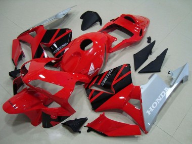 Buy 2003-2004 Red Silver Glossy Black Honda CBR600RR Motorcycle Fairings UK