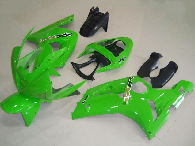 2003-2004 Green Kawasaki ZX6R Motorcycle Fairings UK