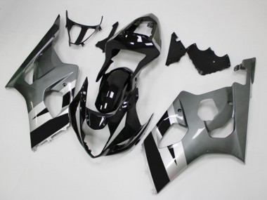 Buy 2003-2004 Glossy Black Silver Grey Suzuki GSXR 1000 Motorcycle Fairings UK