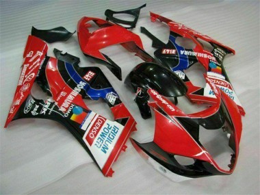 Buy 2003-2004 Red Black Blue Yoshimura Suzuki GSXR 1000 Motorcycle Fairings UK