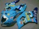 2003-2004 Blue White Yellow Rizla Suzuki GSXR 1000 Motorcycle Fairings UK