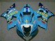 2003-2004 Blue White Yellow Rizla Suzuki GSXR 1000 Motorcycle Fairings UK