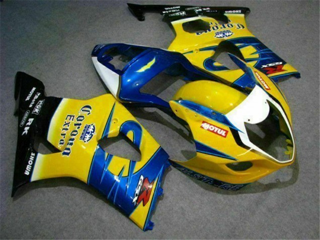 2003-2004 Yellow Blue White Red Corona Motul Suzuki GSXR 1000 Motorcycle Fairings UK