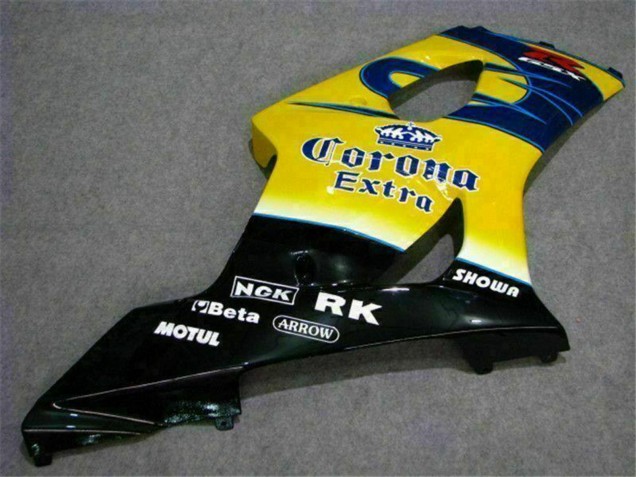 2003-2004 Yellow Blue White Red Corona Motul Suzuki GSXR 1000 Motorcycle Fairings UK