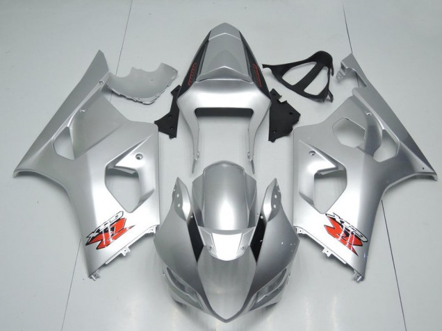 2003-2004 Silver Red OEM Style Suzuki GSXR 1000 Motorcycle Fairings UK