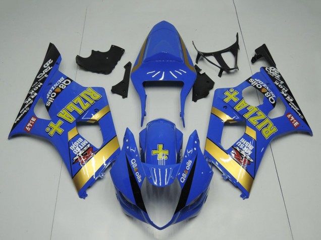 2003-2004 Blue Gold Black Rizla Suzuki GSXR 1000 Motorcycle Fairing UK