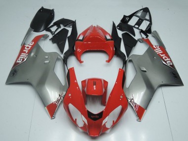 Buy 2003-2006 Red Grey Black Aprilia RSV1000 Motorcycle Fairings UK
