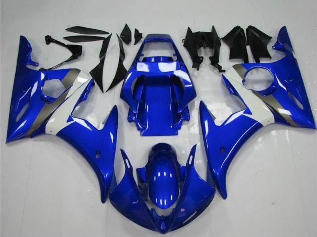 2003-2004 Blue White Yamaha YZF R6 Motorcycle Fairing UK