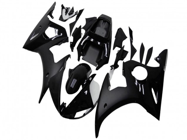 2003-2004 Glossy Black Matte Black Yamaha YZF R6 Motorcycle Fairings UK