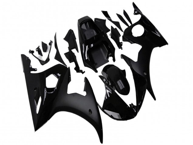 2003-2004 Glossy Black Matte Black Yamaha YZF R6 Motorcycle Fairings UK