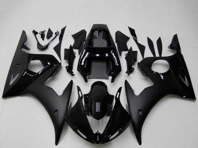 2003-2004 Glossy Black Matte Black Yamaha YZF R6 Motorcycle Fairings UK