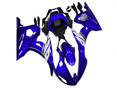 Buy 2003-2004 Blue White Yamaha YZF R6 Motorcycle Fairings UK