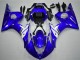2003-2004 Blue White Yamaha YZF R6 Motorcycle Fairings UK