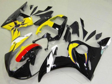 Buy 2003-2004 Yellow Red Glossy Black Yamaha YZF R6 Motorcycle Fairings UK