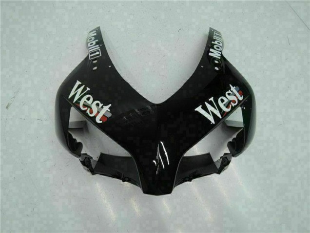 2004-2005 Glossy Black White West Mobil Michelin Honda CBR1000RR Motorcycle Fairings UK