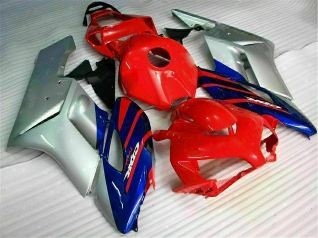 2004-2005 Silver Red Blue Black Stripe Honda CBR1000RR Motorcycle Fairings UK