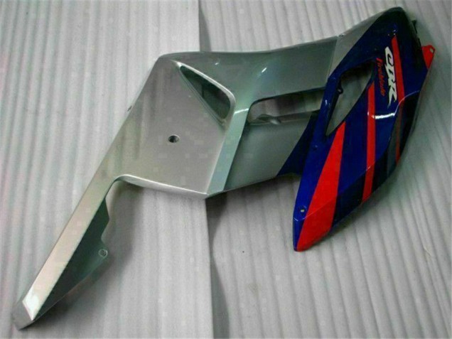 2004-2005 Silver Red Blue Black Stripe Honda CBR1000RR Motorcycle Fairings UK