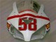 2004-2005 White Red Yellow San Carlo 58 Honda CBR1000RR Motorcycle Fairings UK