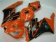 2004-2005 Orange Glossy Black Honda CBR1000RR Motorcycle Fairings UK