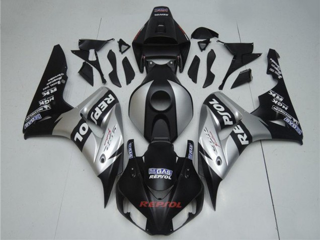 2004-2005 Silver Glossy Black Repsol Honda CBR1000RR Motorcycle Fairings UK