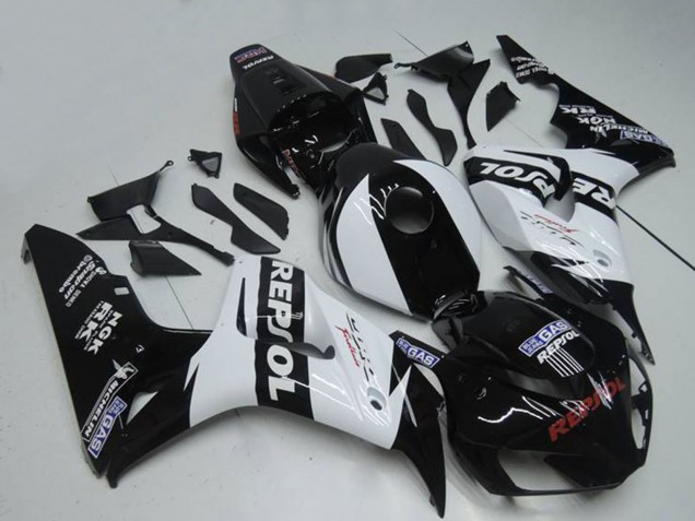 2004-2005 White Glossy Black Repsol Honda CBR1000RR Motorcycle Fairings UK
