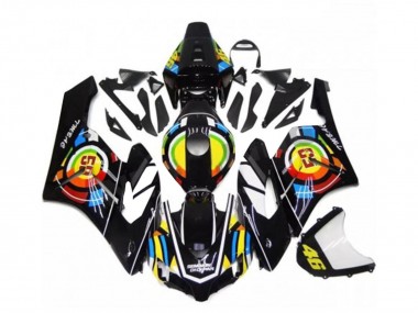 Buy 2004-2005 Glossy Black Yellow Green Red 46 Honda CBR1000RR Motorcycle Fairings UK