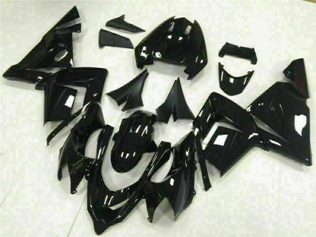 2004-2005 Glossy Black Kawasaki ZX10R Motorcycle Fairings UK