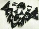 2004-2005 Glossy Black Kawasaki ZX10R Motorcycle Fairings UK