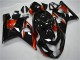 2004-2005 Glossy Black Red Stripe Suzuki GSXR 600/750 Motorcycle Fairings UK