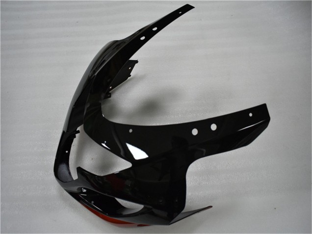 2004-2005 Glossy Black Red Stripe Suzuki GSXR 600/750 Motorcycle Fairings UK