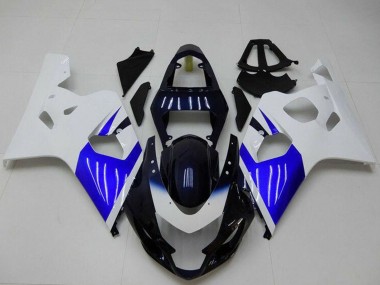 Buy 2004-2005 White Blue Black Suzuki GSXR 600/750 Bike Fairings UK