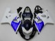 2004-2005 White Blue Black Suzuki GSXR 600/750 Bike Fairings UK