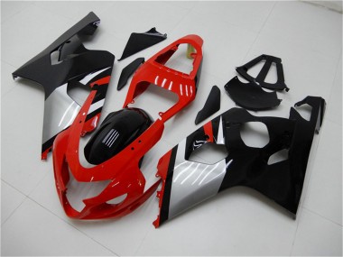 Buy 2004-2005 Red Silver Black Suzuki GSXR 600/750 Motorcycle Fairings UK