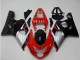2004-2005 Red Silver Black Suzuki GSXR 600/750 Motorcycle Fairings UK