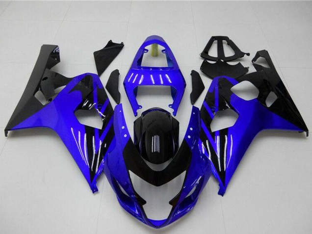 2004-2005 Blue Glossy Black Suzuki GSXR 600/750 Motorcycle Fairings UK