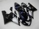 2004-2005 Glossy Black Silver Blue Suzuki GSXR 600/750 Motorcycle Fairings UK