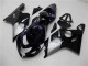 2004-2005 Glossy Black Silver Blue Suzuki GSXR 600/750 Motorcycle Fairings UK