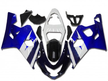 Buy 2004-2005 White Blue Black Suzuki GSXR 600/750 Motorcycle Fairing Kits UK