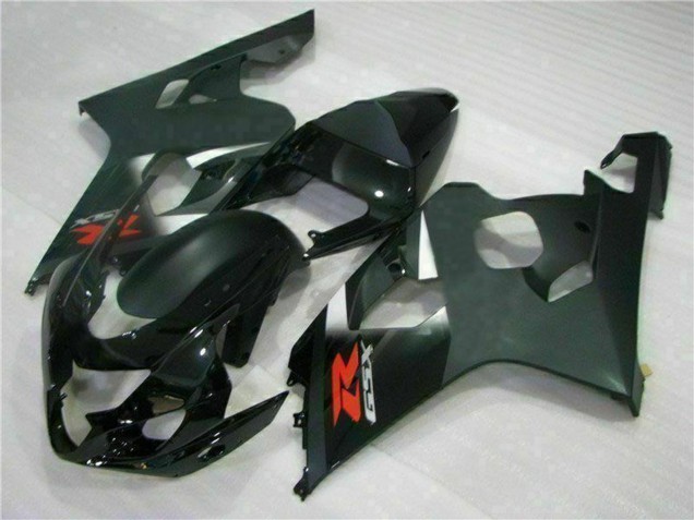 2004-2005 Glossy Black Matte Black Red Decal Suzuki GSXR 600/750 Motorcycle Fairings UK