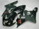 2004-2005 Glossy Black Matte Black Red Decal Suzuki GSXR 600/750 Motorcycle Fairings UK