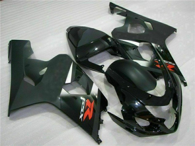 2004-2005 Glossy Black Matte Black Red Decal Suzuki GSXR 600/750 Motorcycle Fairings UK