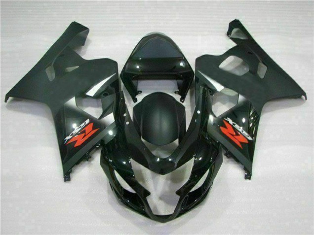 2004-2005 Glossy Black Matte Black Red Decal Suzuki GSXR 600/750 Motorcycle Fairings UK