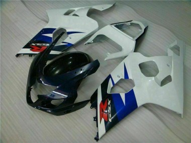 Buy 2004-2005 White Blue Glossy Black Red Suzuki GSXR 600/750 Motorcycle Fairings UK