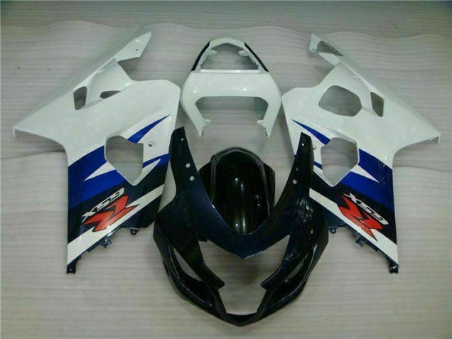 2004-2005 White Blue Glossy Black Red Suzuki GSXR 600/750 Motorcycle Fairings UK
